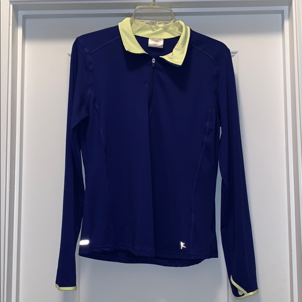 Blue Danskin Quarter Zip